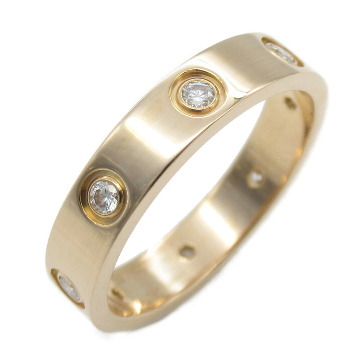 楽天市場】カルティエ CARTIER ミニラブリング 8Pダイヤ リング・指輪  
