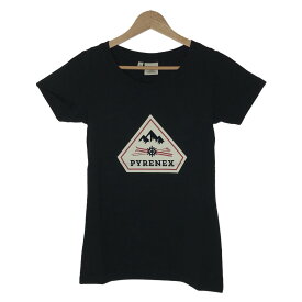 ピレネックス Pyrenex Tシャツ ESTELA 半袖Tシャツ 衣料品 トップス コットン レディース ブラック系 HWN011000936 【中古】