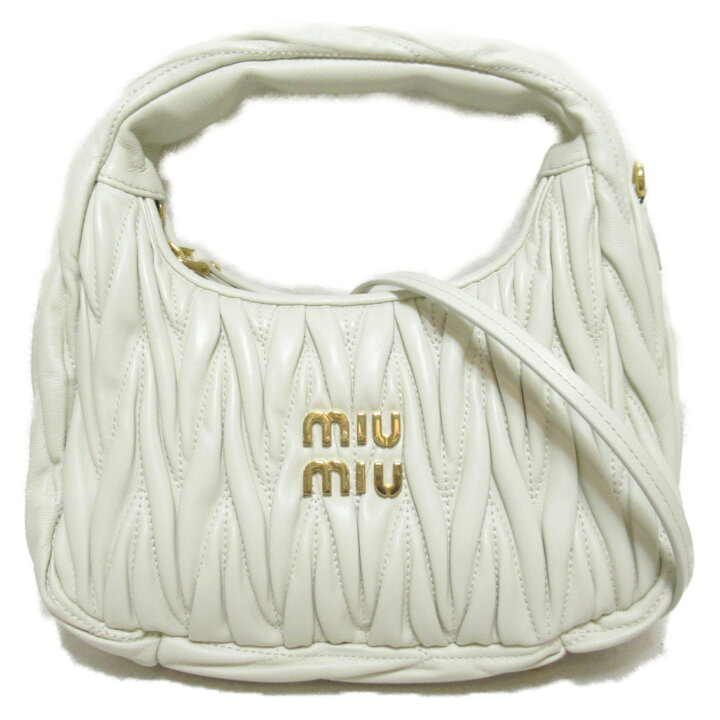 楽天市場】ミュウ ミュウ Miu Miu ワンダー ホーボーバッグ 