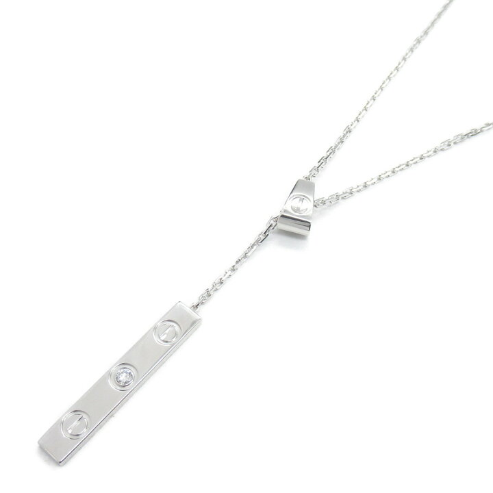 楽天市場】カルティエ CARTIER ラブ Yシェイプ ダイヤ ネックレス  