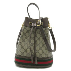 グッチ GUCCI 2wayショルダー 2wayショルダーバッグ バッグ PVCコーティングキャンバス レザー レディース ベージュ系 / ブラウン系 550621 【中古】