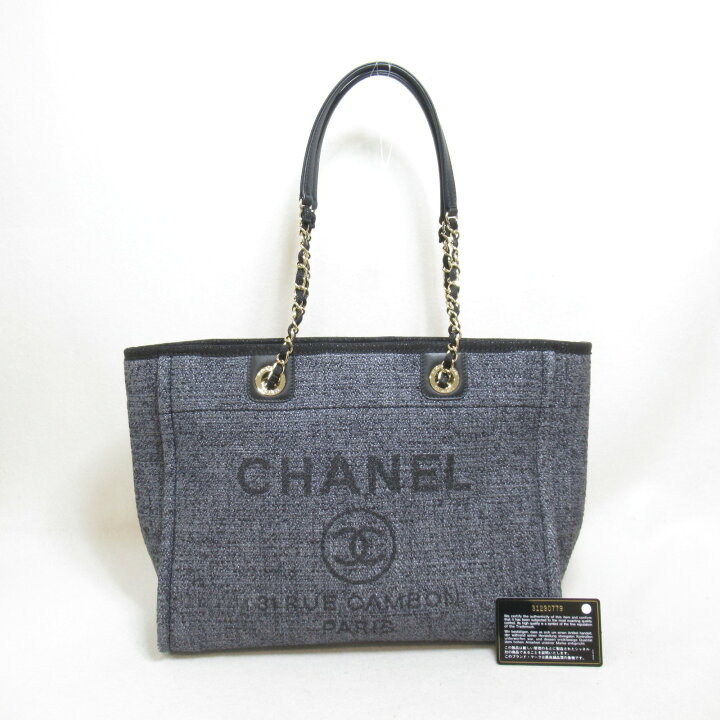 楽天市場】シャネル CHANEL ドーヴィルMM トートバッグ トートバッグ 