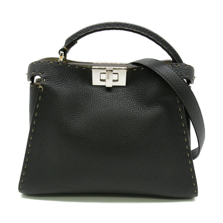 FENDI フェンディ 2wayショルダーバッグ ミニピーカブー ブラック系 