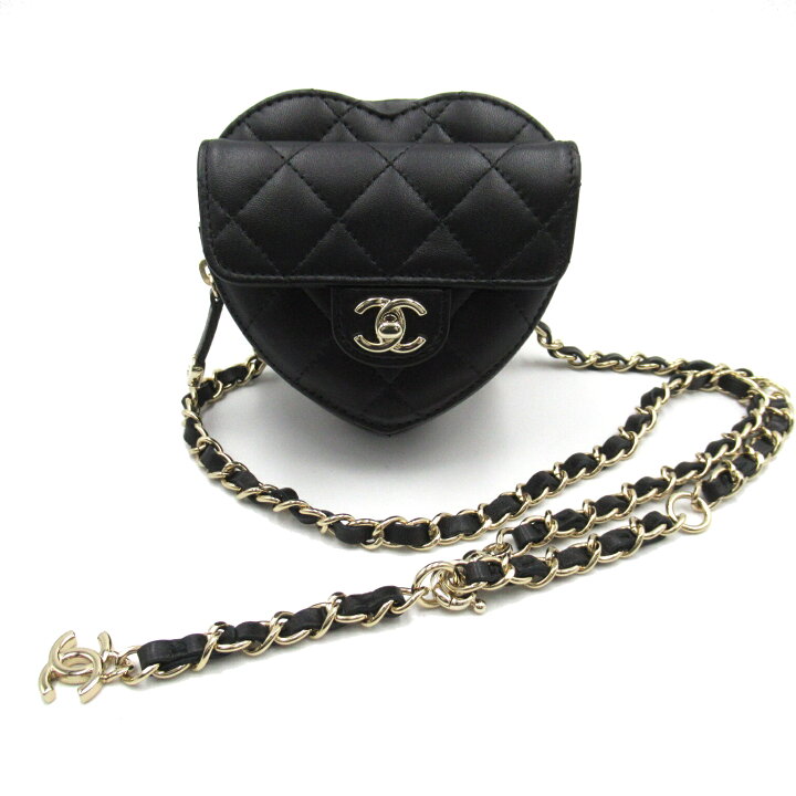 楽天市場】シャネル CHANEL マトラッセ ハートシェイプウエストバッグ 