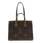 ルイ・ヴィトン LOUIS VUITTON オンザゴー GM 2wayショルダーバッグ バッグ PVCコーティングキャンバス モノグラム レディース ブラウン系 M45039 【中古】