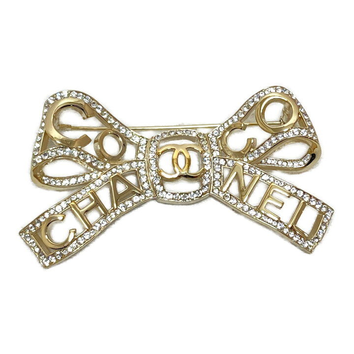 楽天市場】シャネル CHANEL リボン ブローチ ブローチ アクセサリー  