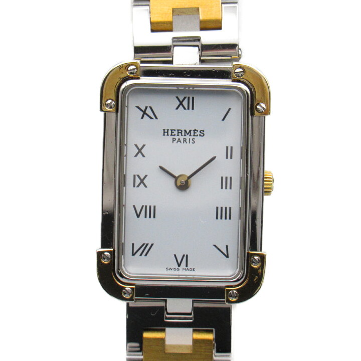 楽天市場】エルメス HERMES クロアジュール 腕時計 時計 GP（ゴールド 