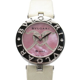 ブルガリ BVLGARI B-zero1 腕時計 時計 ステンレススチール レディース ピンク系 ピンクシェル BZ30S 【中古】