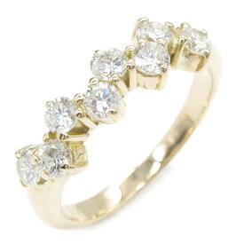ジュエリー JEWELRY ダイヤモンド リング リング・指輪 ジュエリー K18（イエローゴールド） ダイヤモンド レディース クリア系 ダイヤ 2.7g 【中古】
