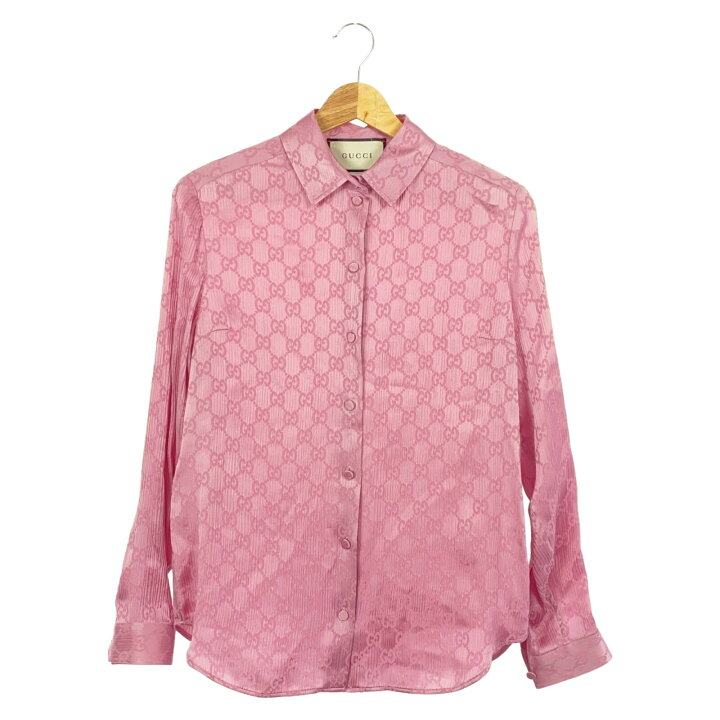 楽天市場】グッチ GUCCI シャツ 長袖シャツ 衣料品 トップス シルク 