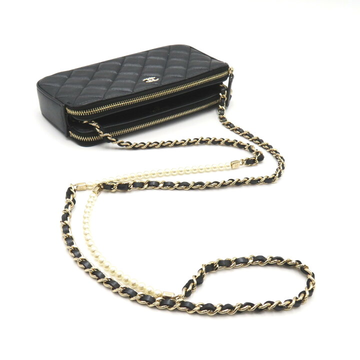 楽天市場】シャネル CHANEL マトラッセチェーンウォレット ショルダー  