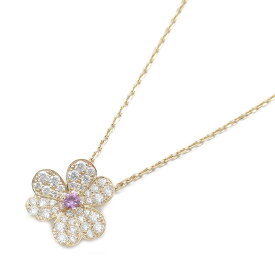 ヴァンクリーフ＆アーペル Van Cleef & Arpels フリヴォル ダイヤ ピンクサファイア ネックレス ジュエリー K18PG（ピンクゴールド） ダイヤモンド ピンクサファイア レディース ピンク系 / クリア系 【中古】