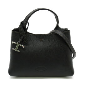 トッズ TOD’S レザー バッグ マイクロ ハンドバッグ バッグ レザー レディース ブラック系 ネロ XBWAPAEL000QRIB999 【新品】