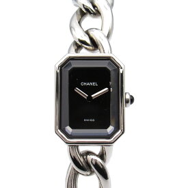 シャネル CHANEL プルミエールXL 腕時計 時計 ステンレススチール レディース ブラック系 H0452 【中古】