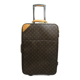 ルイ・ヴィトン LOUIS VUITTON ペガス55 キャリーバッグ バッグ PVCコーティングキャンバス モノグラム メンズ レディース ブラウン系 M23294 【中古】