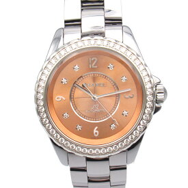 シャネル CHANEL J12 クロマティック 腕時計 時計 チタン セラミック レディース ピンク系 H2564 【中古】