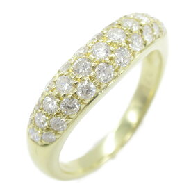 ジュエリー JEWELRY ダイヤモンド リング リング・指輪 ジュエリー K18（イエローゴールド） ダイヤモンド レディース クリア系 ダイヤ 4.5g 【中古】