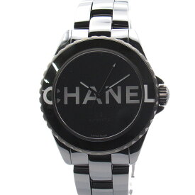 シャネル CHANEL J12 ウォンテッド ドゥ シャネル 腕時計 時計 セラミック メンズ ブラック系 H7418 【中古】