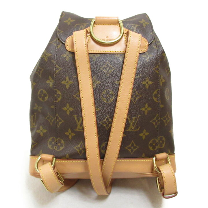 楽天市場】ルイ・ヴィトン LOUIS VUITTON モンスリMM リュックサック  