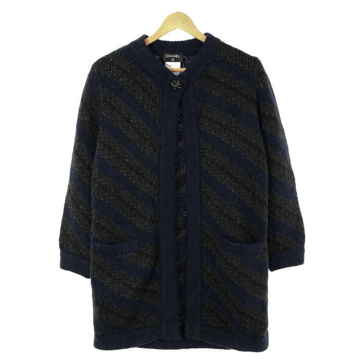 楽天市場】シャネル CHANEL ロングニットジャケット 衣料品 アウター  