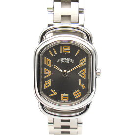 エルメス HERMES ラリー 腕時計 時計 ステンレススチール レディース グレー系 RA.1.210 【中古】
