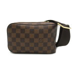 ルイ・ヴィトン LOUIS VUITTON ジェロニモス ウエストバッグ ボディバッグ バッグ PVCコーティングキャンバス ダミエ メンズ ブラウン系 N51994 【中古】