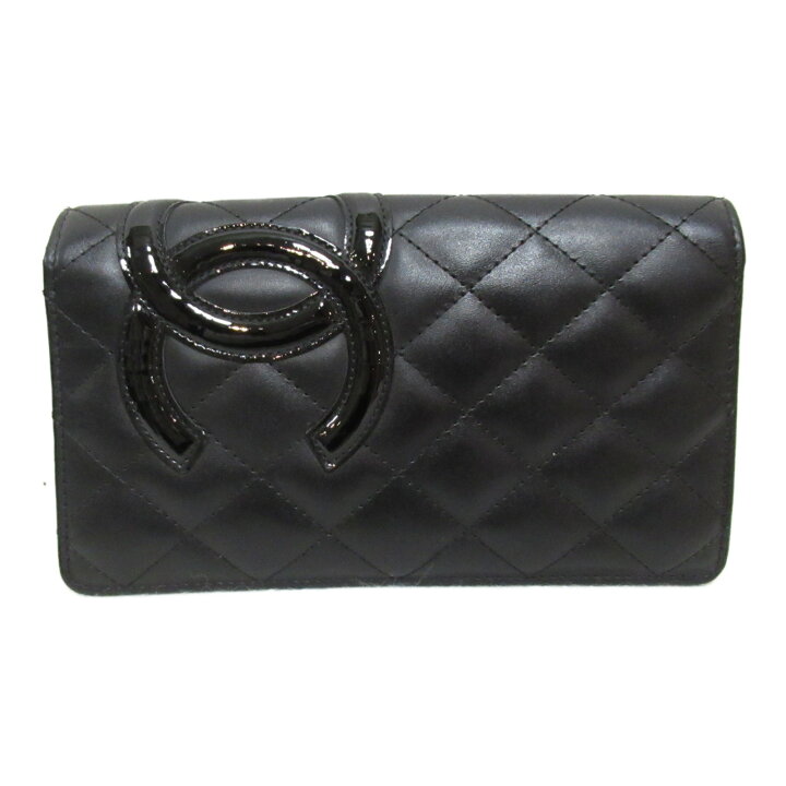楽天市場】シャネル CHANEL カンボンライン ZIP長財布 二つ折り長財布  