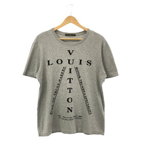 ルイ・ヴィトン LOUIS VUITTON Tシャツ 半袖Tシャツ 衣料品 トップス コットン メンズ グレー系 【中古】