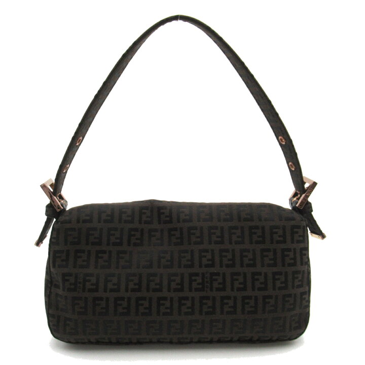 中古】 フェンディ FENDI マンマバケット ショルダーバッグ ブラック 