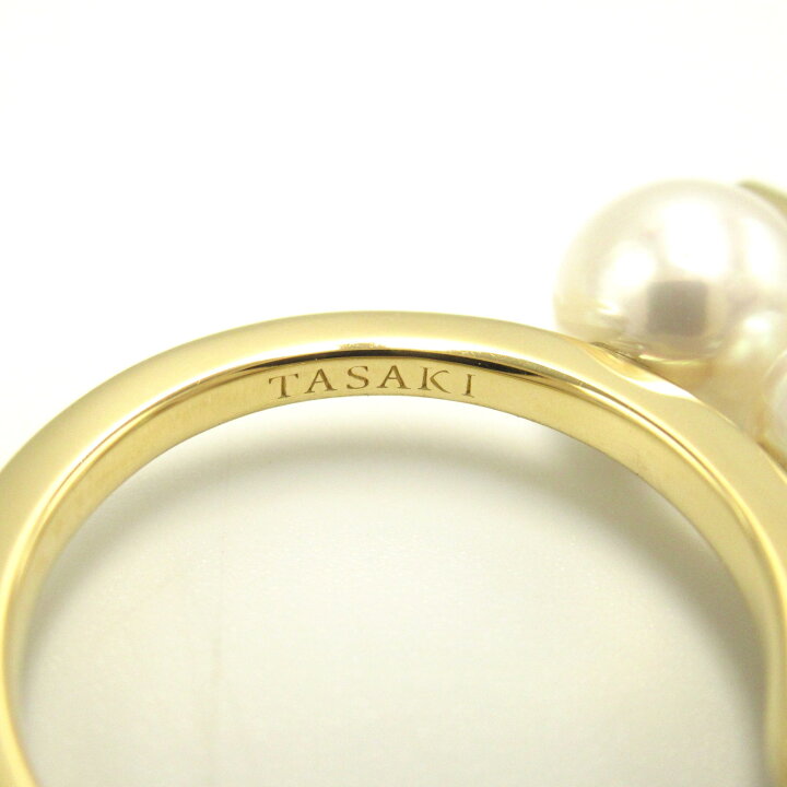 楽天市場】タサキ TASAKI ア ファイン バランス リング4Pダイヤ リング 