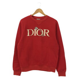 ディオール Dior スウェット スウェット 衣料品 トップス コットン メンズ レッド系 【中古】