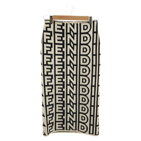 フェンディ FENDI フェンディ/マークジェイコブス ロングスカート 衣料品 ボトムス ナイロン レディース ブラック系 【中古】