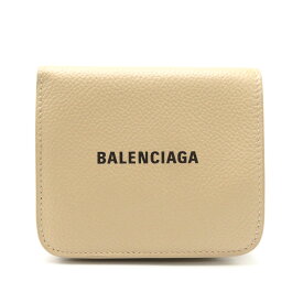 バレンシアガ BALENCIAGA 二つ折り財布 二つ折り財布 財布 レザー レディース ベージュ系 5942161IZI32761 【新品】