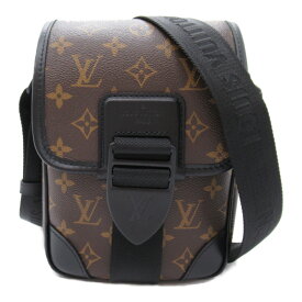 ルイ・ヴィトン LOUIS VUITTON アーチー・メッセンジャー ショルダーバッグ ショルダーバッグ バッグ PVCコーティングキャンバス モノグラム・マカサー メンズ ブラック系 M46442 【中古】