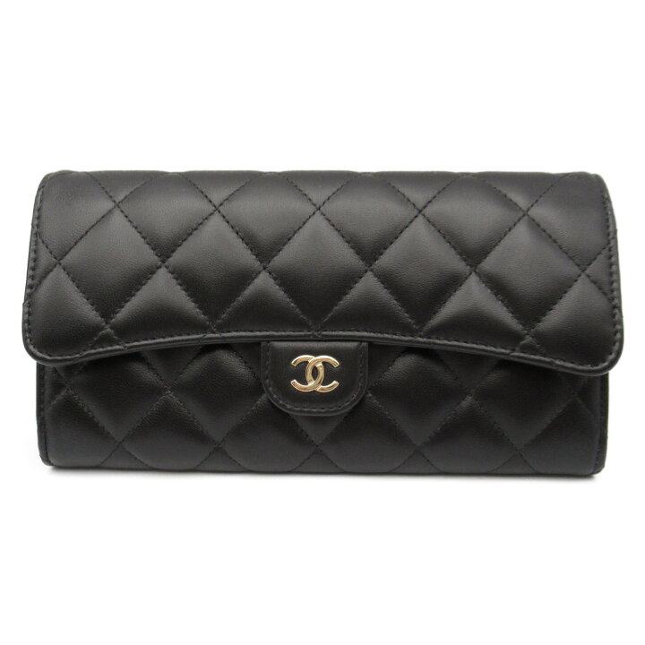 楽天市場】シャネル CHANEL マトラッセ 二つ折り長財布 二つ折り長財布  