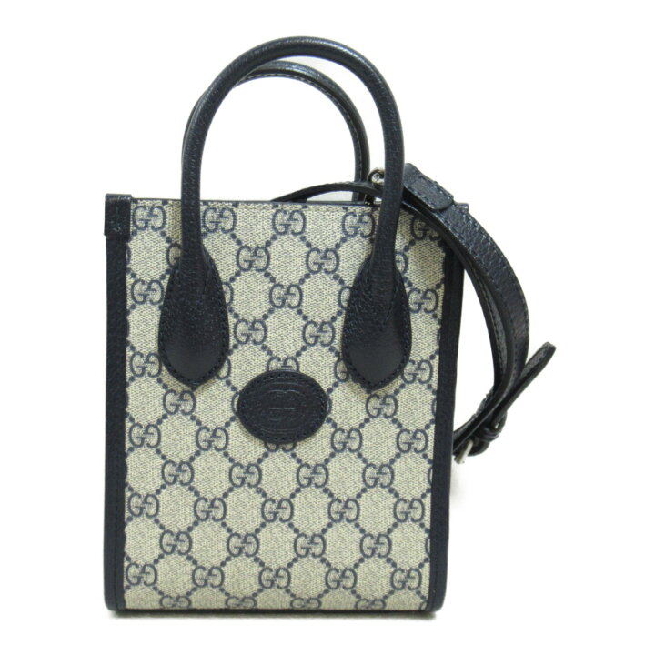 楽天市場】グッチ GUCCI インターロッキングG付 ミニ トートバッグ 