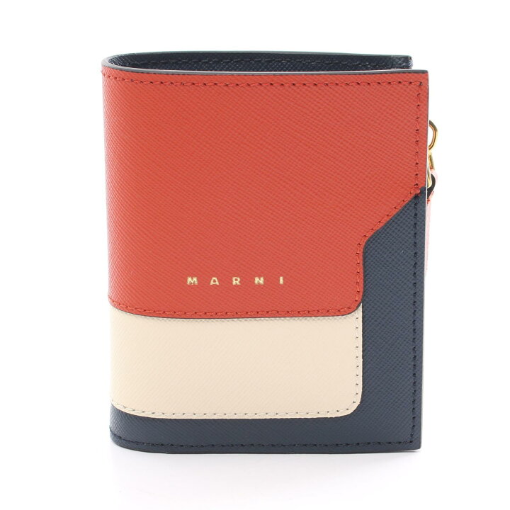 楽天市場】マルニ MARNI バイフォールドウォレット 二つ折り長  