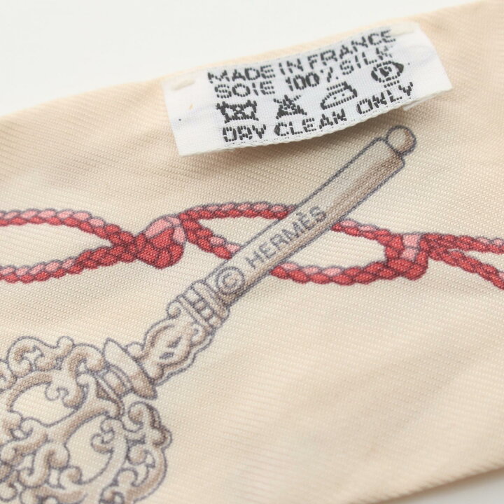 楽天市場】エルメス HERMES ツイリー Les Cles a Pois スカーフ 衣料品  
