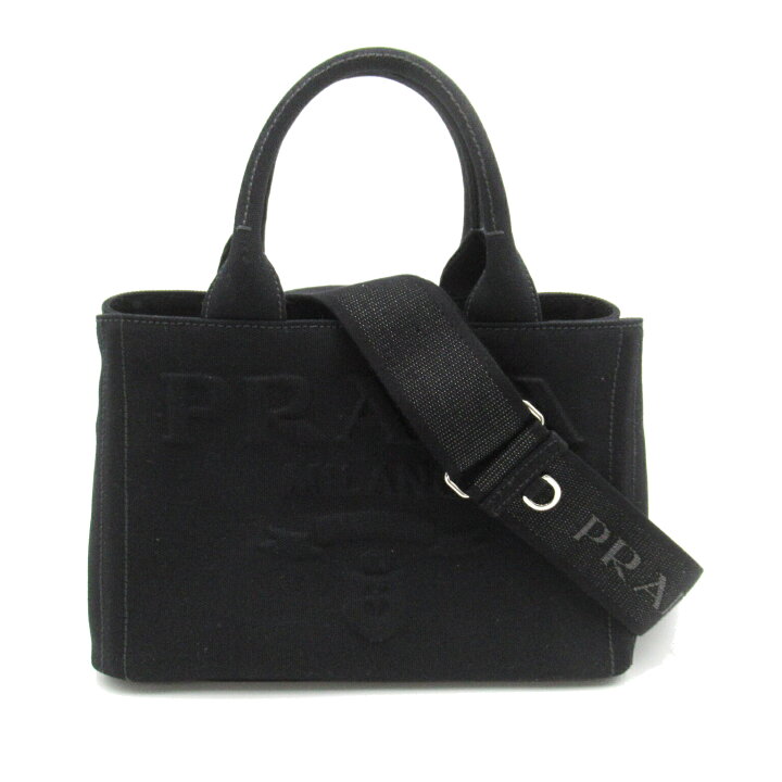PRADA プラダ トートバッグ カナパトートPM トートバッグ ブラック系 