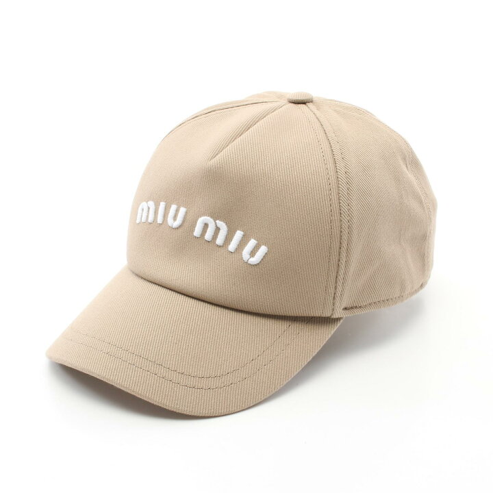楽天市場】ミュウ ミュウ Miu Miu キャップ 帽子 コットン レディース  
