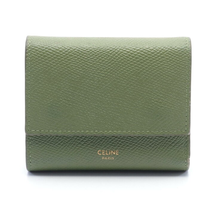 楽天市場】セリーヌ CELINE スモール トリフォールドウォレット 三  
