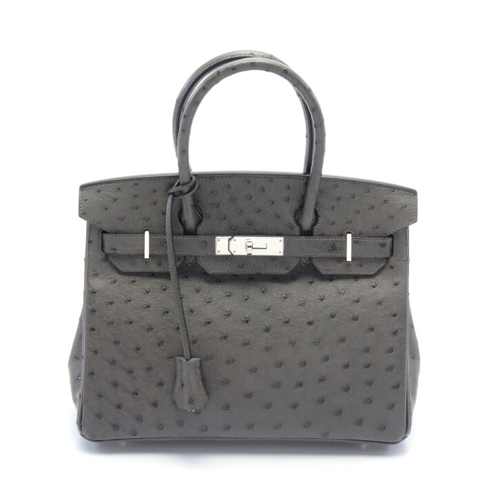 楽天市場】エルメス HERMES バーキン30 グラファイト ハンドバッグ 
