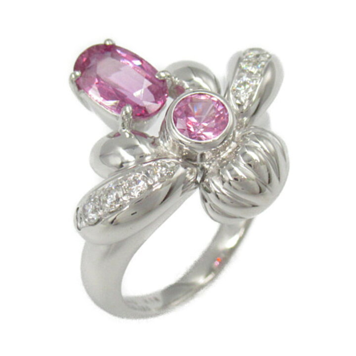 楽天市場】ジュエリー JEWELRY ピンクサファイア ダイヤ リング リング 