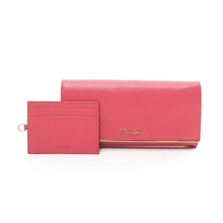 楽天市場】プラダ PRADA SAFFIANO METAL 二つ折り長財布 財布