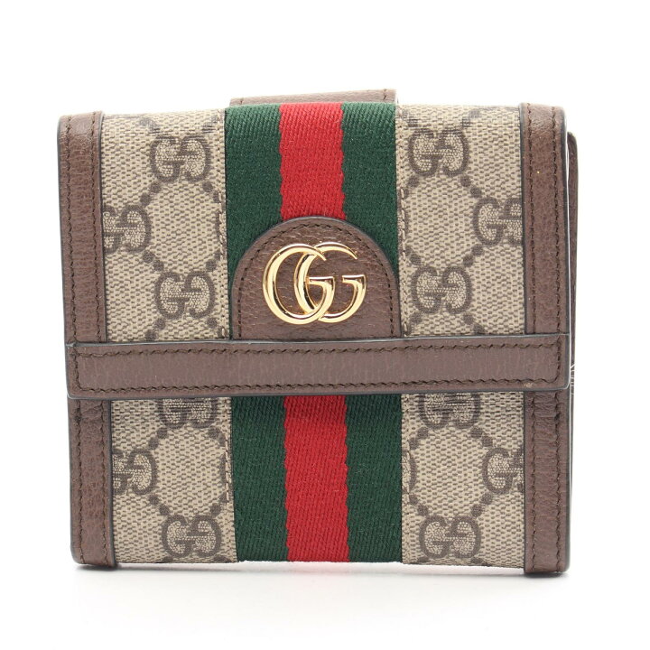 楽天市場】グッチ GUCCI オフィディア GG フレンチフラップウォレット  