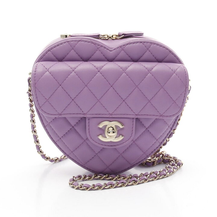 楽天市場】シャネル CHANEL マトラッセ ハート ショルダーバッグ  