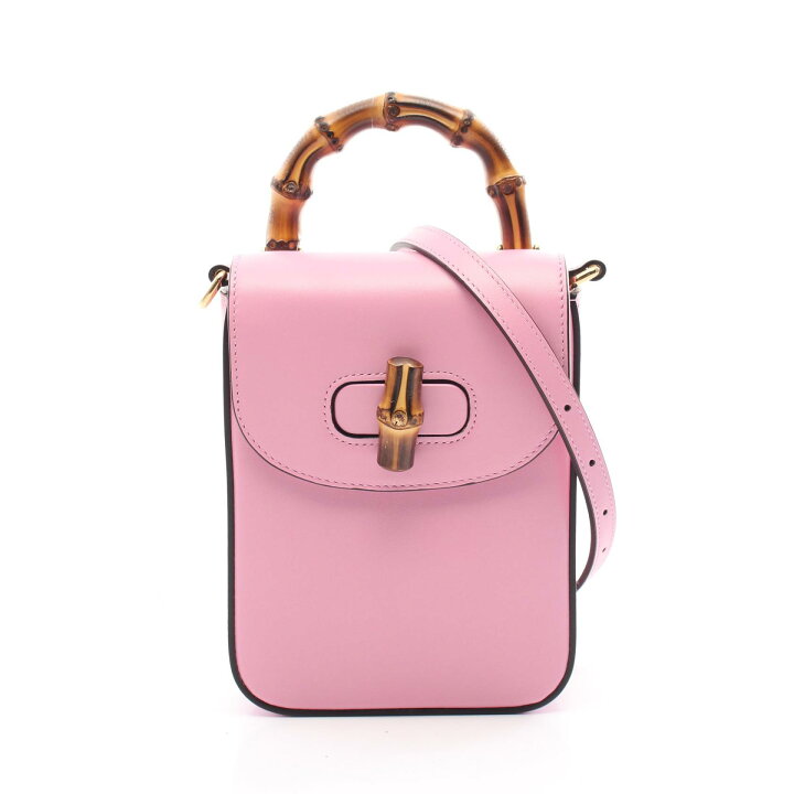 楽天市場】グッチ GUCCI バンブー ハンドバッグ バッグ レザー  