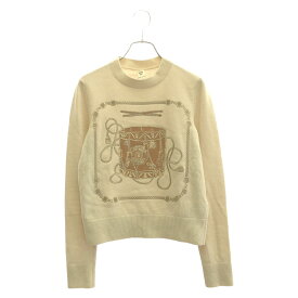エルメス HERMES ニット 23AW ニット 衣料品 トップス ウール レディース ベージュ系 【中古】
