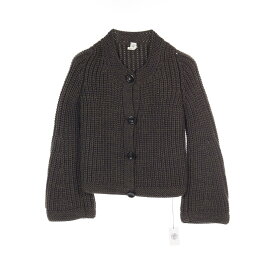 【全品5％OFFクーポン】エルメス HERMES カーディガン 衣料品 トップス ウール レディース グリーン系 【中古】