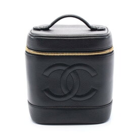 【7千円オフor2点以上で10%OFF】シャネル CHANEL ココマーク ハンドバッグ バッグ レザー グレインドカーフスキン レディース ブラック系 A01998 【中古】